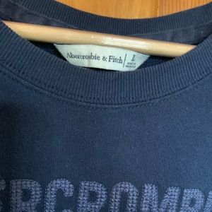Abercrombie & Fitch Tops - Abercrombie & Fitch embroidered sweatshirt. Navy Abercrombie & Fitch Tops - Abercrombie & Fitch embroidered sweatshirt. Navy